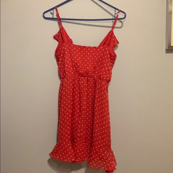 Red polka dot dress - Picture 4 of 5